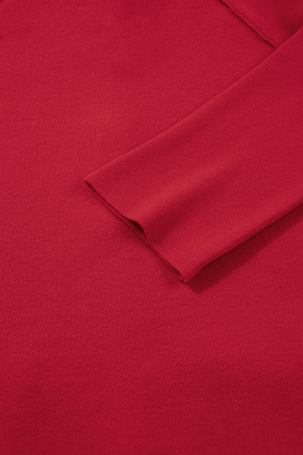 Women Fiery Red Collared Button Front Wrapped Cardigan Jacket Knit Coat For Casual Layering Outdoor Wear Dear-Lover Dropshipping